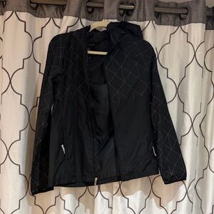 All in Motion Women's Black Patterned Ski Jacket